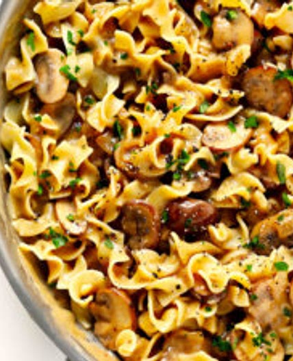 Thermomix Mushroom Stroganoff (Vegetarian)