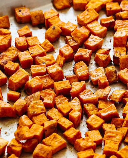 Roasted Sweet Potatoes (Perfectly Seasoned!)