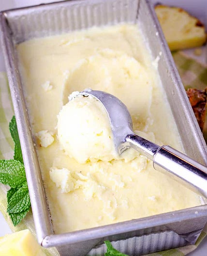 Pineapple Coconut Ice Cream