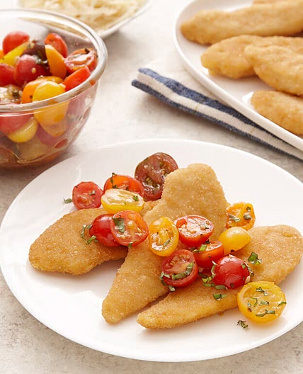 Bruschetta Topped Chicken Tenders