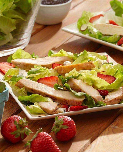 Southern Chicken Salad with Strawberries