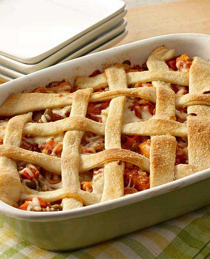 Chicken Pizza Bake