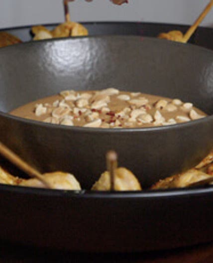 Chicken Satay with Peanut Sauce