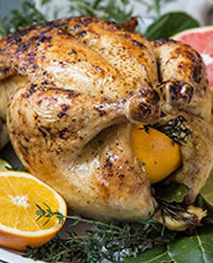 Citrus Roasted Whole Chicken