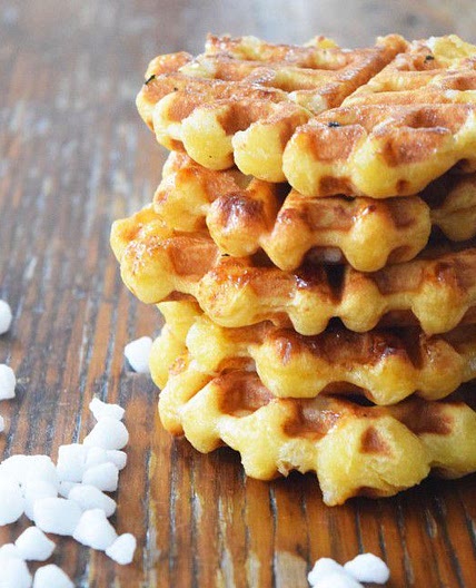Crunchy and Sweet Belgian Sugar Waffles
