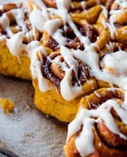 Pumpkin Cinnamon Rolls
