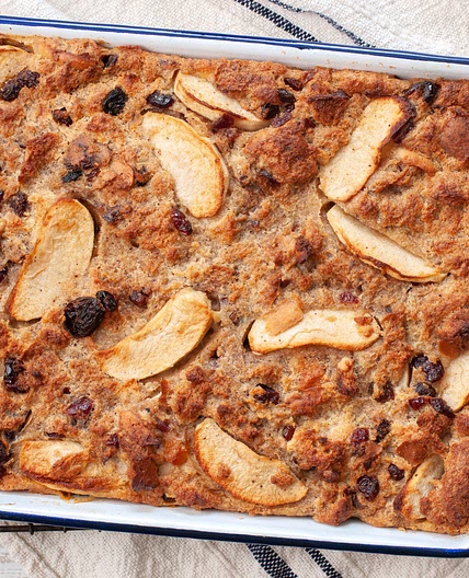 This Apple Cinnamon Bread Pudding Puts a Fall Twist on a Classic Treat