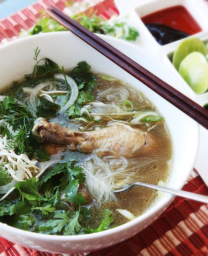 30-Minute Pressure Cooker Pho Ga (Vietnamese Chicken Noodle Soup) Recipe