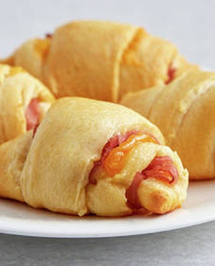 Ham and Cheese Crescent Roll-Ups