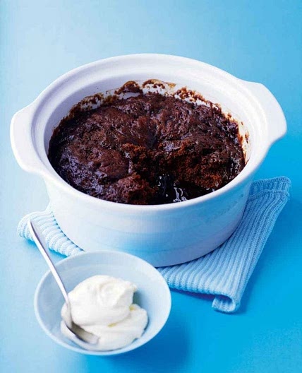 Self-saucing chocolate pudding