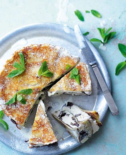 Mint ‘Cornetto’ cake