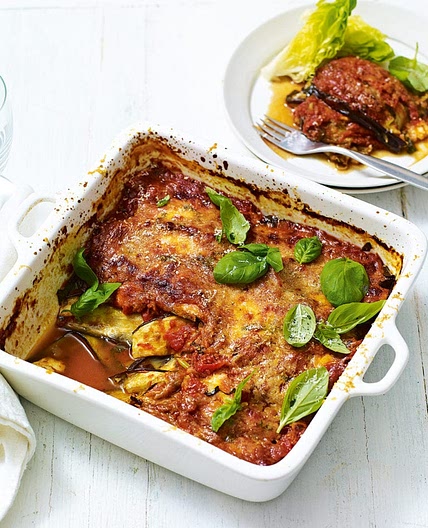 Lighter aubergine parmigiana
