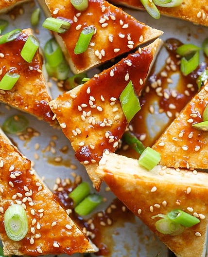 Recipe: Sheet Pan Honey-Sesame Tofu and Green Beans