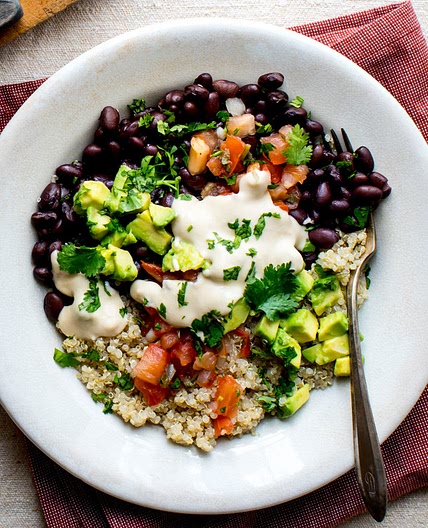 Black Bean-Quinoa Bowl