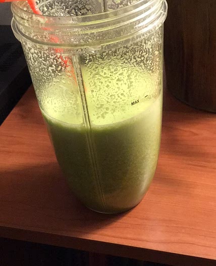 Coconut water celery juice
