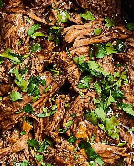 Recipe: Slow Cooker Shredded Balsamic Beef