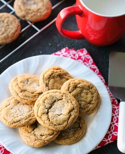 Soft Baked Gingersnap Cookies