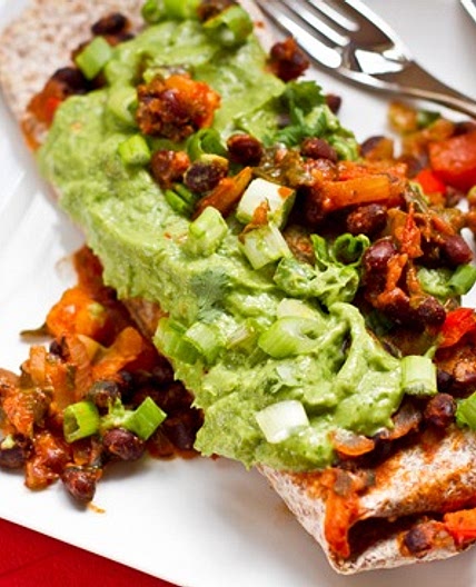 Vegan Enchiladas with Cilantro Avocado Cream Sauce – Oh She Glows