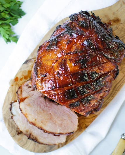 Slow Cooker Ham with Spiced Cider
