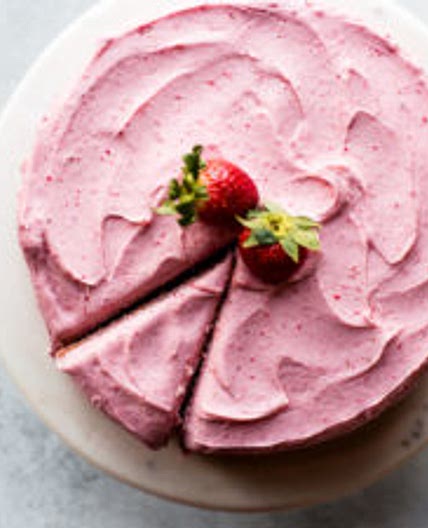 Homemade Strawberry Cake
