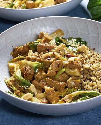 Vegan Satay Tofu Stir Fry