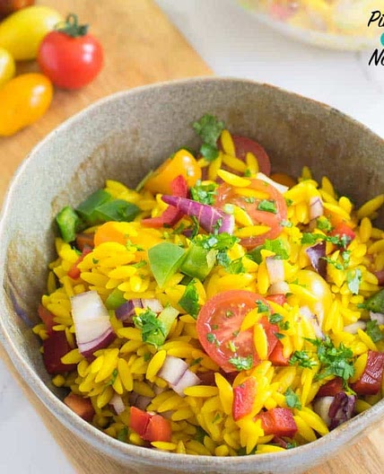 Orzo Primavera Pasta Salad | Slimming & Weight Watchers Friendly