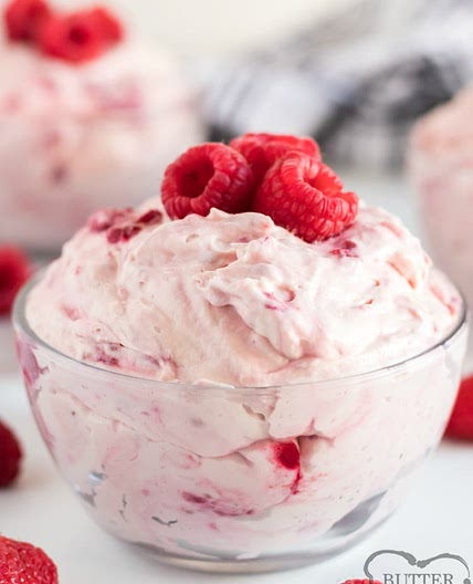RASPBERRY VANILLA JELLO SALAD