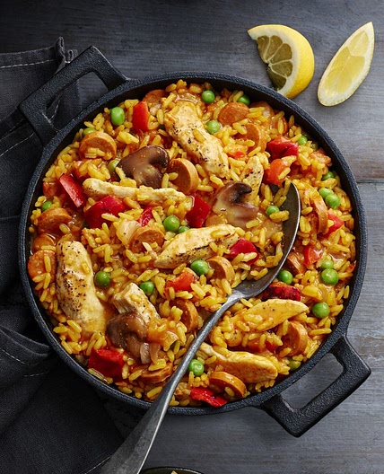 Chicken paella