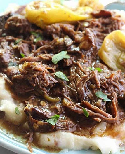 Mississippi Pot Roast {The BEST EVER Pot Roast}