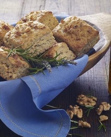 Walnut Rosemary Biscuits