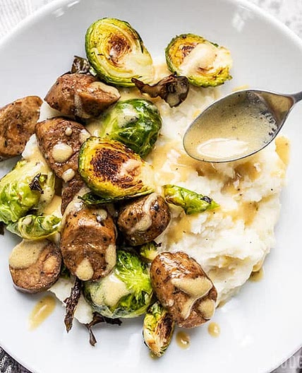 Roasted Brussels Sprout Bowls