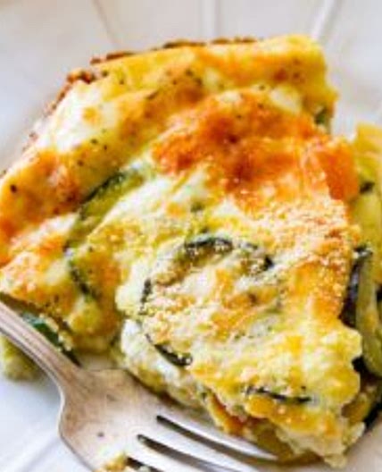 110 Calorie Crustless Veggie Quiche