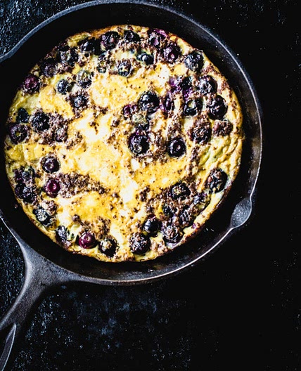Sweet and Savory Blueberry Omelet Recipe