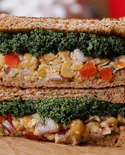 Chickpea Salad Sandwich Recipe by Tasty
