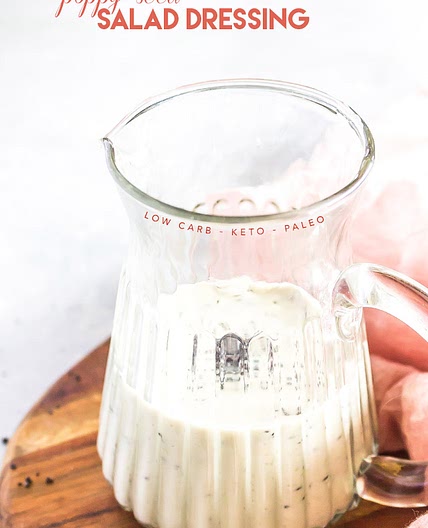 Healthy Poppy Seed Salad Dressing