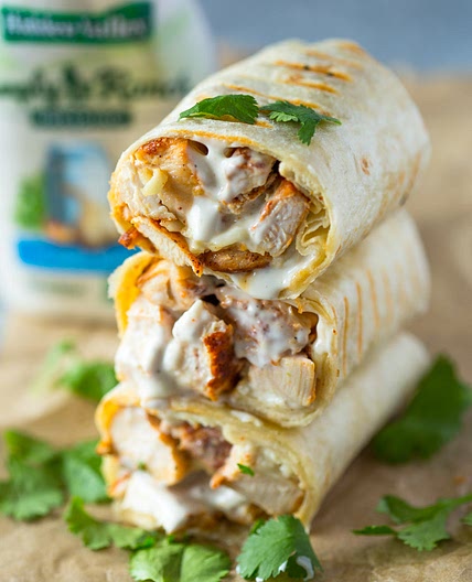 Chicken Ranch Wraps