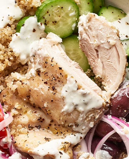 Recipe: Greek Chicken Grain Bowls