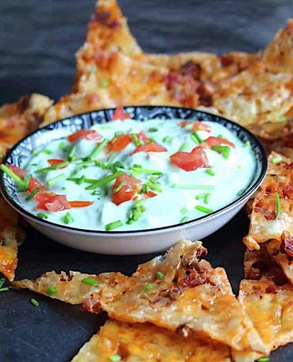 Keto Cheese Bacon Nachos