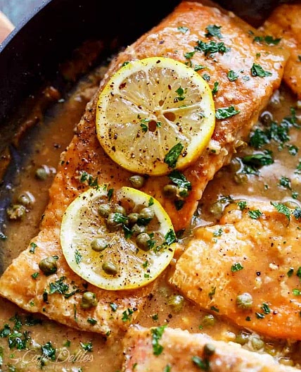 Salmon Piccata