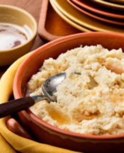 Browned butter cauliflower mash