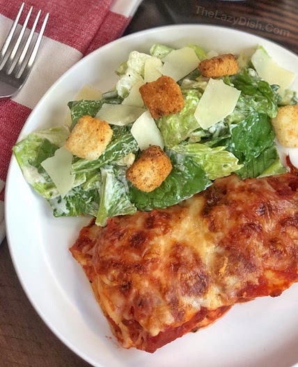 3 Ingredient Baked Ravioli (A.K.A. Lazy Lasagna)