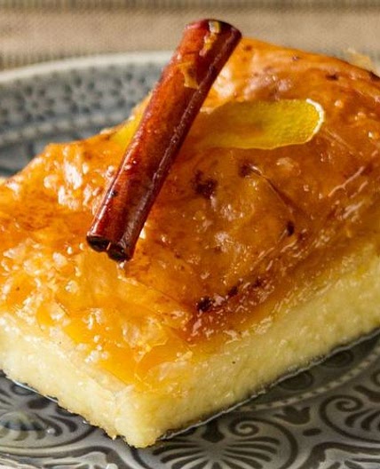 Greek custard pie - Galaktoboureko