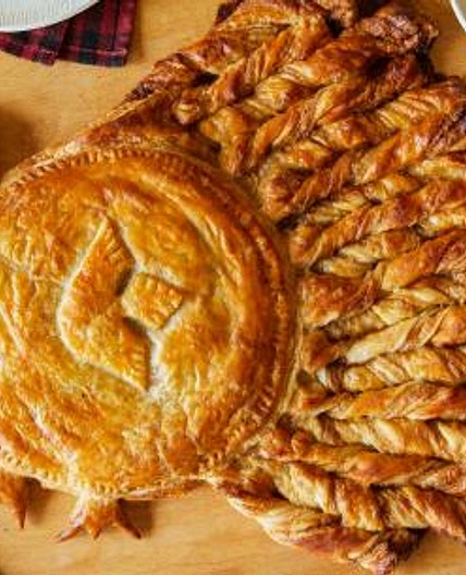 Apple Pie Puff Pastry Turkey