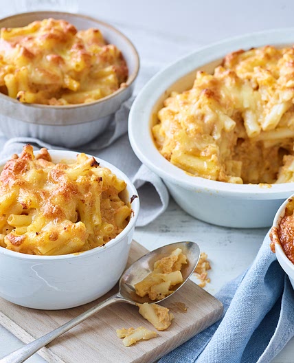Healthier macaroni cheese