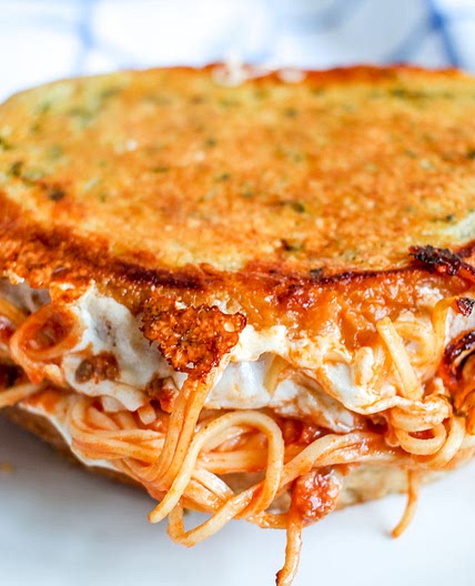 Spaghetti Grilled Cheese