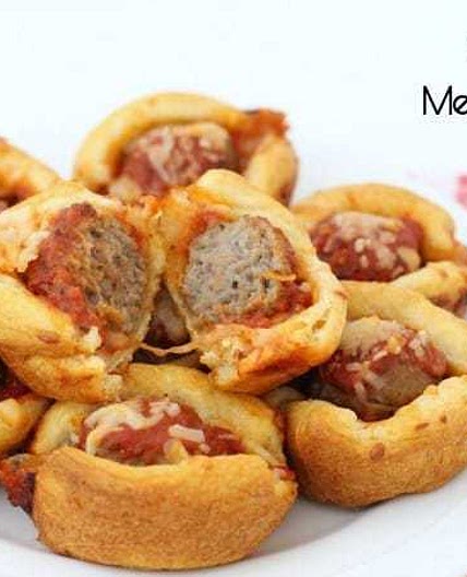 CHEESY MEATBALL BITES