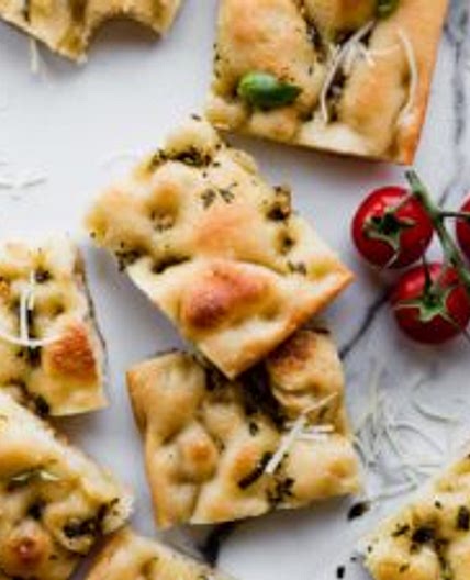 Garlic Rosemary Herb Focaccia