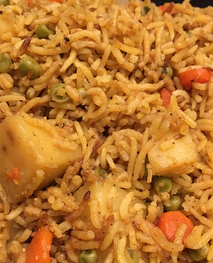 Vegetable Biryani (Tehri)