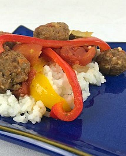 Sausage and Peppers Freezer Meal