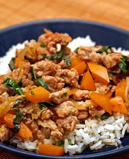 Dinner Tonight: Thai-Style Minced Chicken with Basil and Chiles Recipe